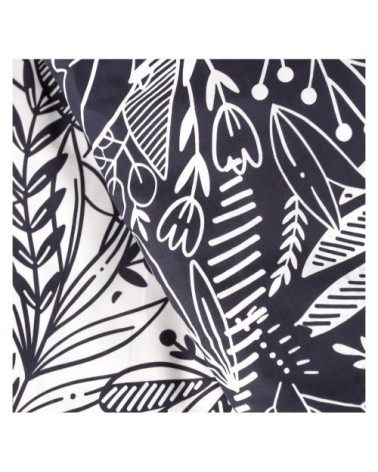 Parure de lit zippée 2 personnes imprimé en Coton Blanc 240x220 cm