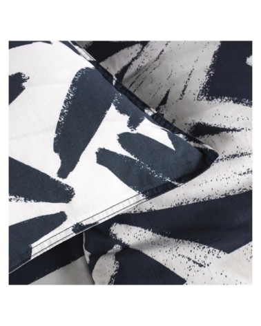 Parure de lit 2 personnes imprimé en Coton Blanc 220x240 cm