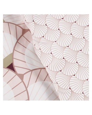 Parure de lit zippée 2 personnes imprimé en Coton Blanc 260x240 cm