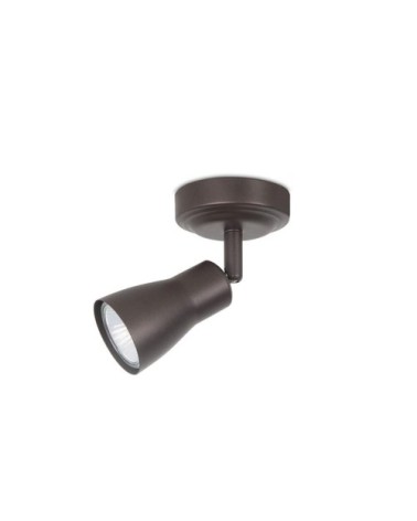 Spot Single Modern Style Acier Marron 8x8x8 CM