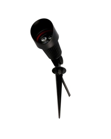Projecteur Minimal LED Aluminium Noir 12x12x23 CM