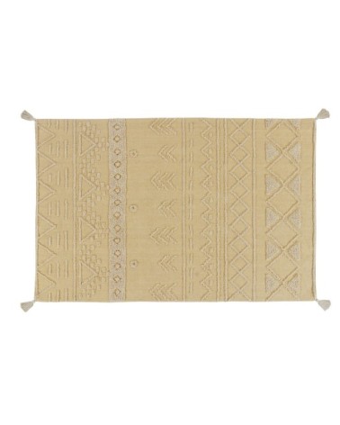 Tapis coton lavable miel 170x240cm