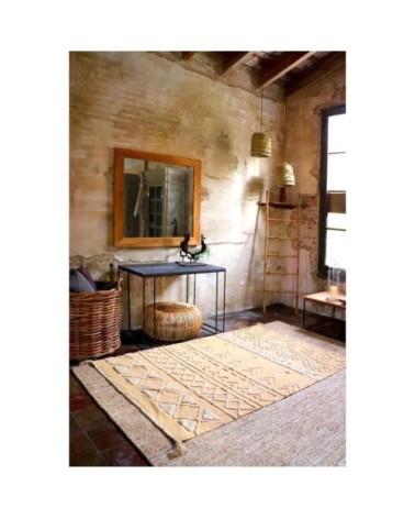 Tapis coton lavable miel 170x240cm