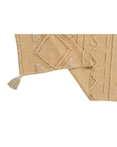 Tapis coton lavable miel 170x240cm