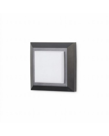 Applique LED IP65 2W 4000K Noir