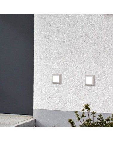 Applique LED IP65 2W 4000K Noir