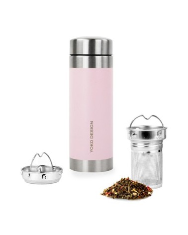 Théière isotherme LiberTea rose 350 ml