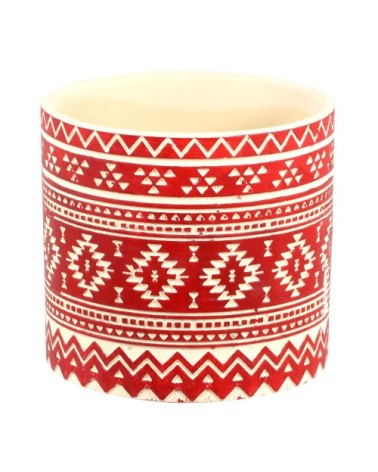 Mini cache pot cylindre en céramique D7cm