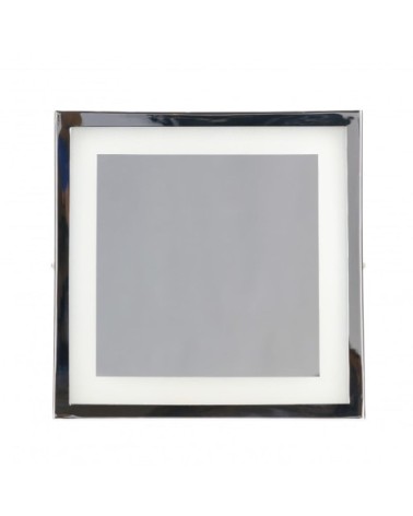 Miroir Grossissant Acier Blanc 12x12x30 CM