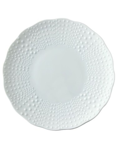Assiette de présentation en Porcelaine Blanc