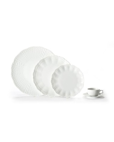 Assiette de présentation en Porcelaine Blanc