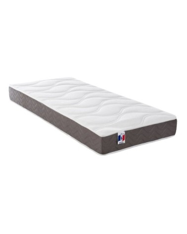 Matelas en mousse haute résilience blanc 16 cm 90 x 190 cm