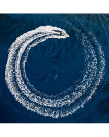 Tableau sur toile cercle marin 65x65cm