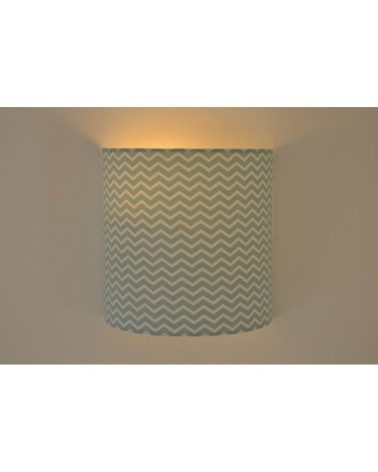 Applique chevron vert menthe - 30*30 cm