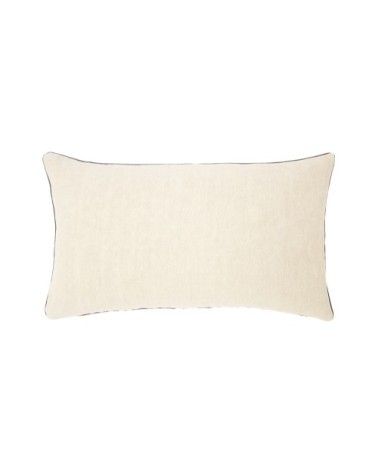 Housse de coussin en lin vapeur 33 x 57 cm