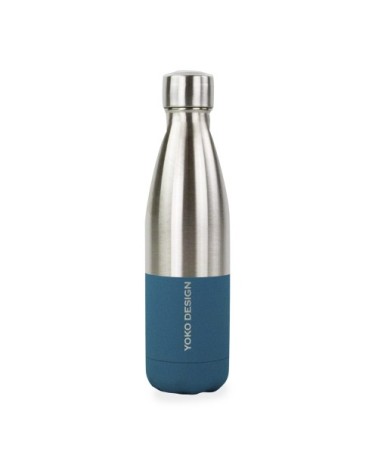 Bouteille duo 500 ml bleue canard soft & inox