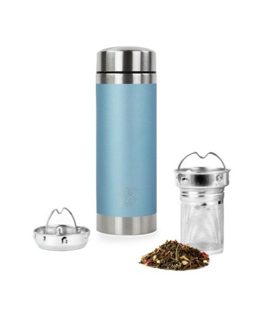 Theiere isotherme libertea 350 ml bleu irise