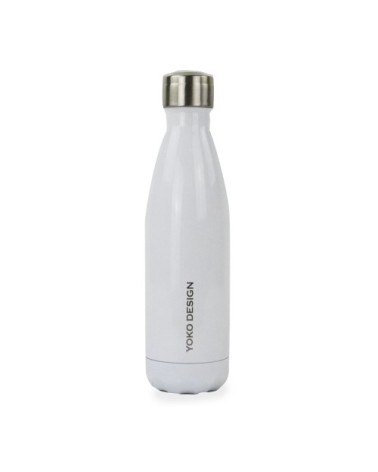 Bouteille brillant isotherme 500 ml blanc