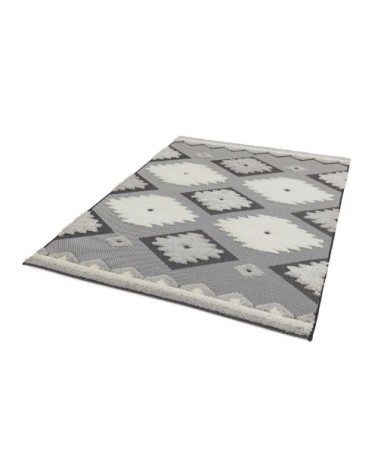 Tapis tissé plat en Polypropylène Gris anthracite 120x170 cm
