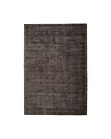 Tapis moderne fait main en Viscose Marron foncé 200x290 cm
