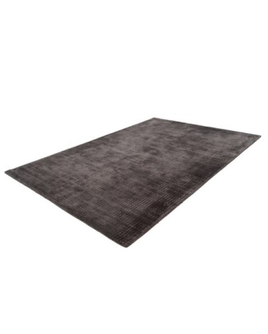 Tapis moderne fait main en Viscose Marron foncé 200x290 cm