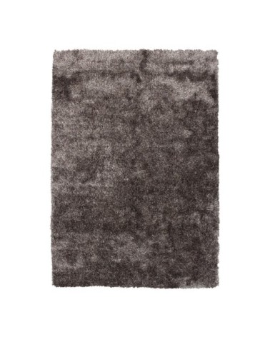 Tapis shaggy en Polyester Gris anthracite 80x150 cm