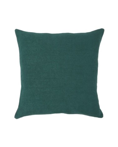 Housse de coussin en lin laurier 45 x 45 cm