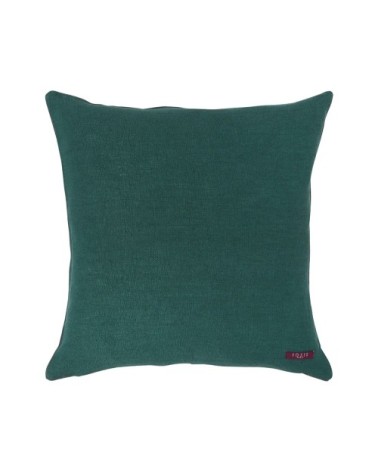 Housse de coussin en lin laurier 45 x 45 cm