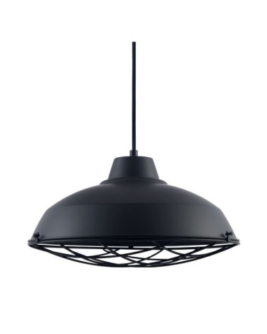 Suspension filaire en métal noir