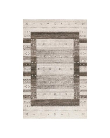 Tapis ethnique berbère en polypropylène gris 120x170