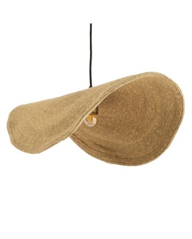 Suspension en matière naturelle et métal 91 cm