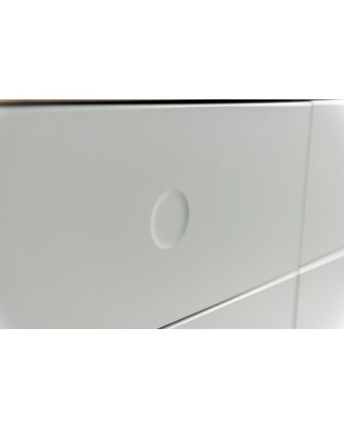 Meuble TV scandinave effet bois gris