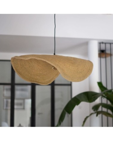 Suspension en matière naturelle et métal 91 cm
