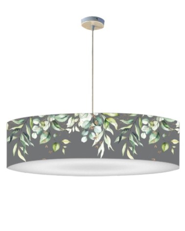 Abat-jour suspension gris D 60 cm