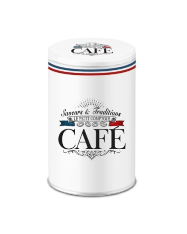 Boite blanche pour ranger le café