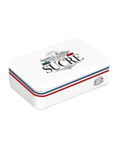 Boite blanche pour le sucre