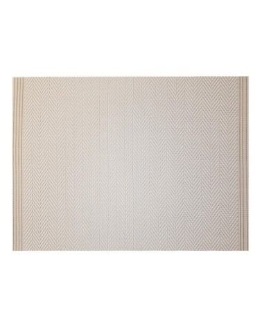 Set de table  en polyester ivoire/or 33 x 45