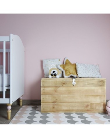 Coffre de rangement bois massif