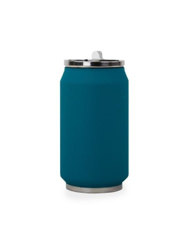 Canette soft isotherme 280 ml coloris bleu canard