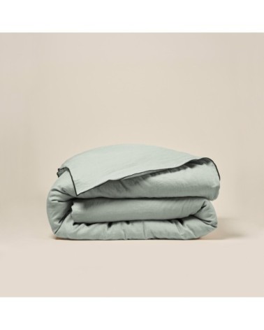 Housse de couette 260x240 cm Tilleul et bourdon noir en Lin