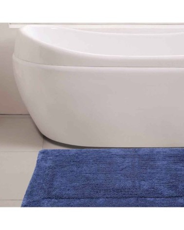 Tapis doux & épais de bain ou d'intérieur Indigo 60x100 cm