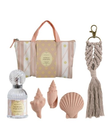Cabas coffret parfum d'ambiance 30 ml et décors parfumés