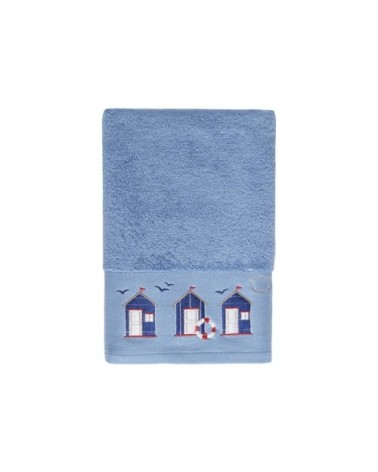 Drap de bain cabine 21 cobalt 70x140 cm
