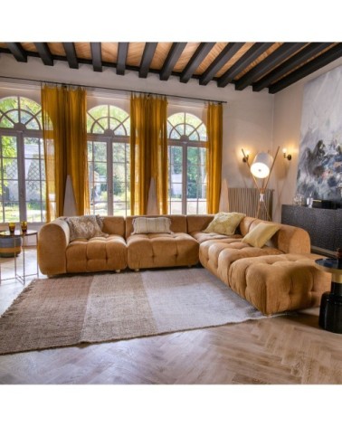 Tapis en jute et laine 230cm