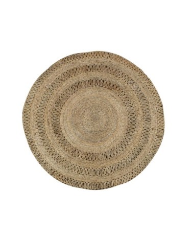 Tapis rond en jute tissé à la main 140cm