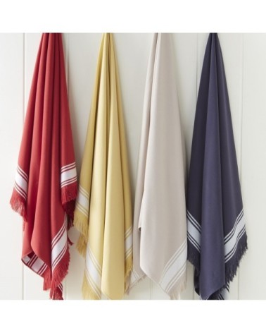 Serviette de plage Bleu Nuit 100x180 cm