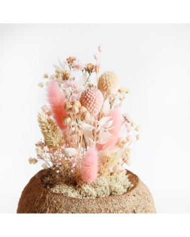 De?coration fleurs se?che?es noix de sapucaja tendresse