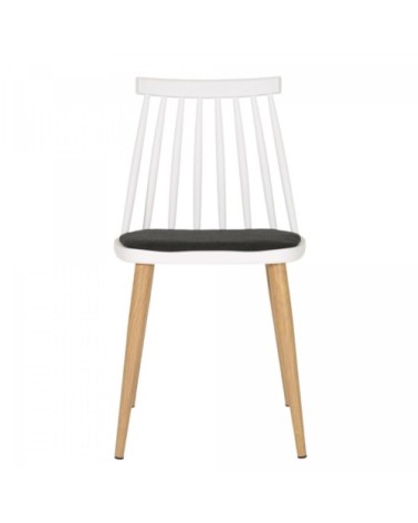 Chaise design nordique blanc