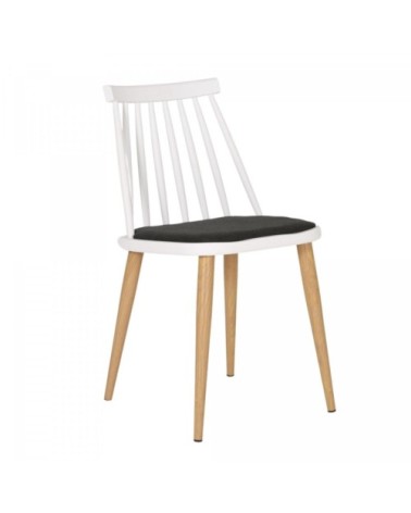 Chaise design nordique blanc