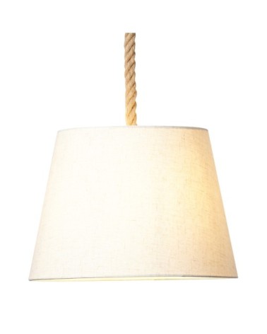 Suspension en fabric beige